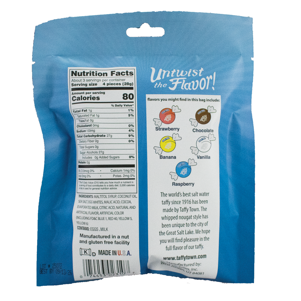 Sugar Free Taffy (3 oz.)