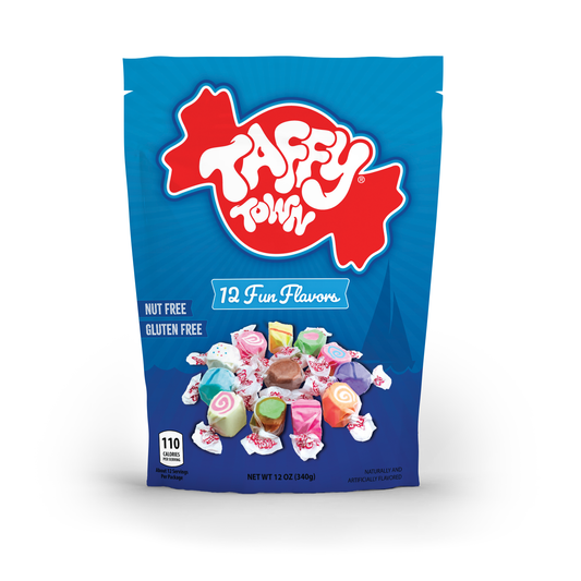 12 oz. Salt Water Taffy pouch Bags