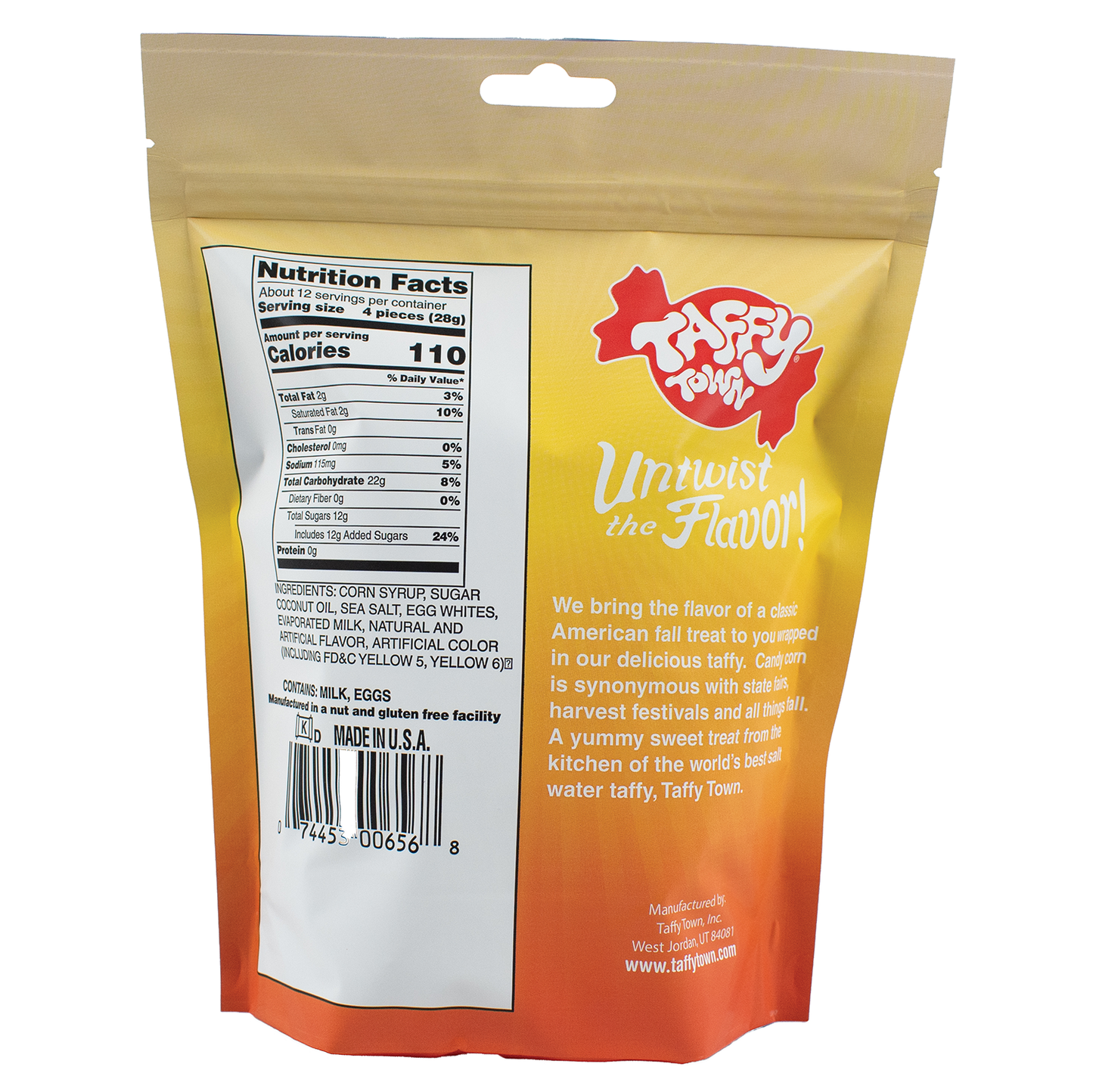 12 oz. Candy Corn Pouch Bags