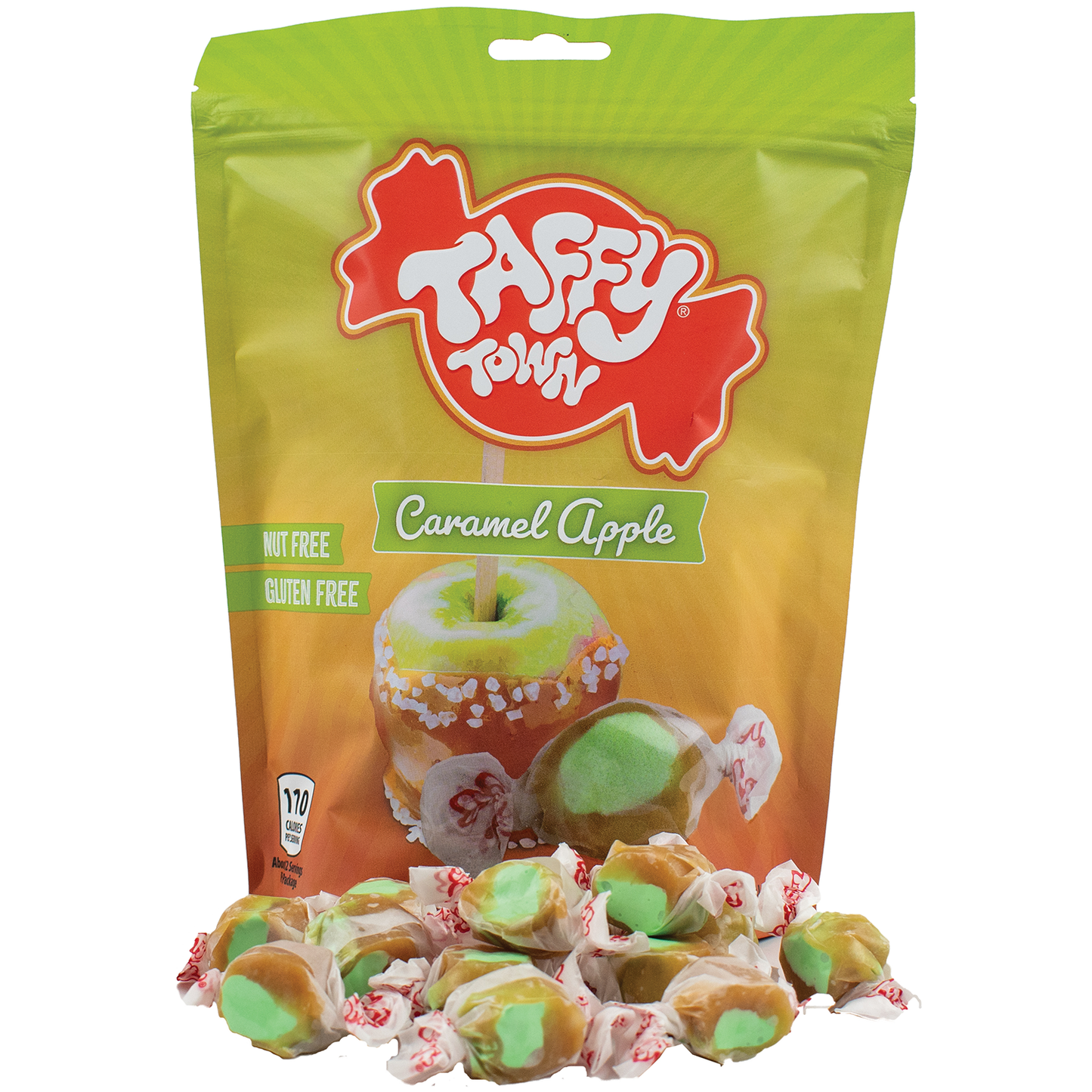 12 oz. Caramel Apple Pouch Bags