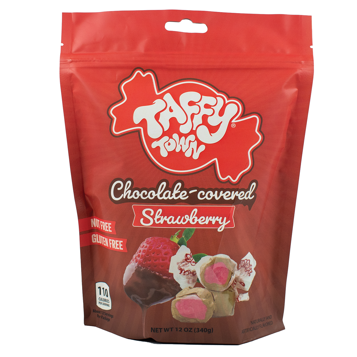 12 oz. Chocolate-Covered Strawberry Pouch Bags
