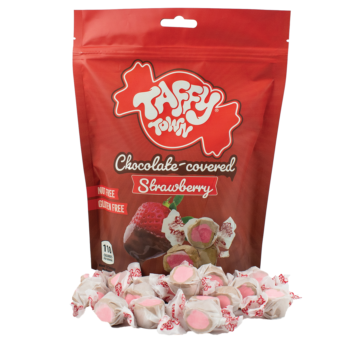 12 oz. Chocolate-Covered Strawberry Pouch Bags