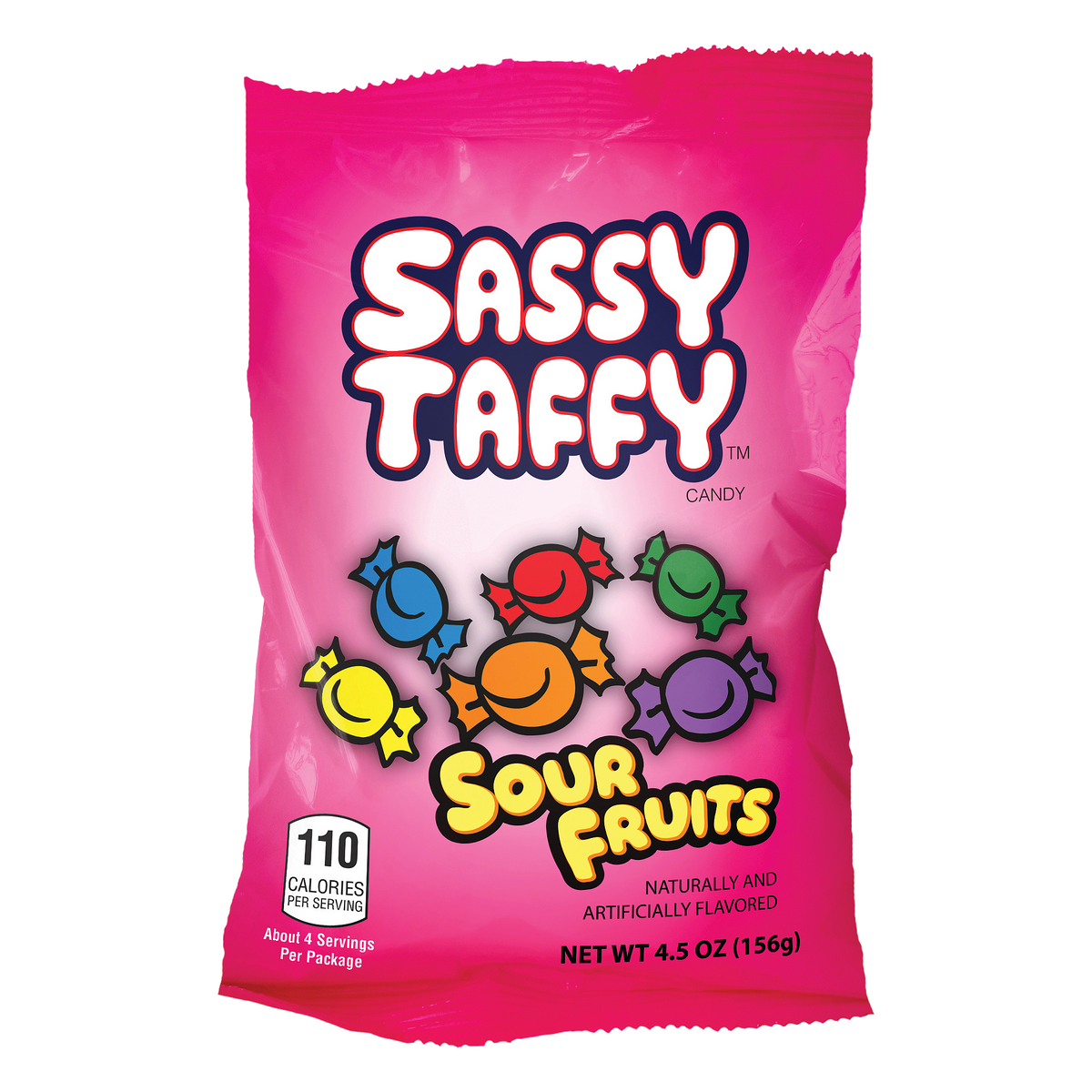 Sassy Mix (4.5 oz.) of Sour Salt Water Taffy